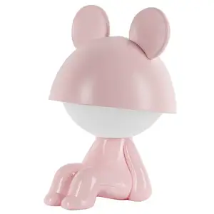 Світильник-нічник LED з акумулятором Cute Mouse, рожевий KITE K25-316-2-2