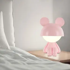Світильник-нічник LED з акумулятором Cute Mouse, рожевий KITE K25-316-2-2