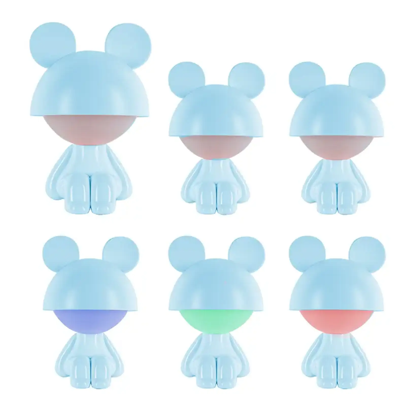 Світильник-нічник LED з акумулятором Cute Mouse, блакитний KITE K25-316-2-3
