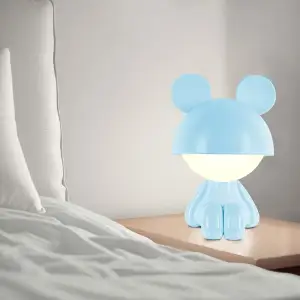 Світильник-нічник LED з акумулятором Cute Mouse, блакитний KITE K25-316-2-3