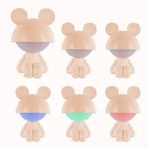 Світильник-нічник LED з акумулятором Cute Mouse,персиковий KITE K25-316-2-4