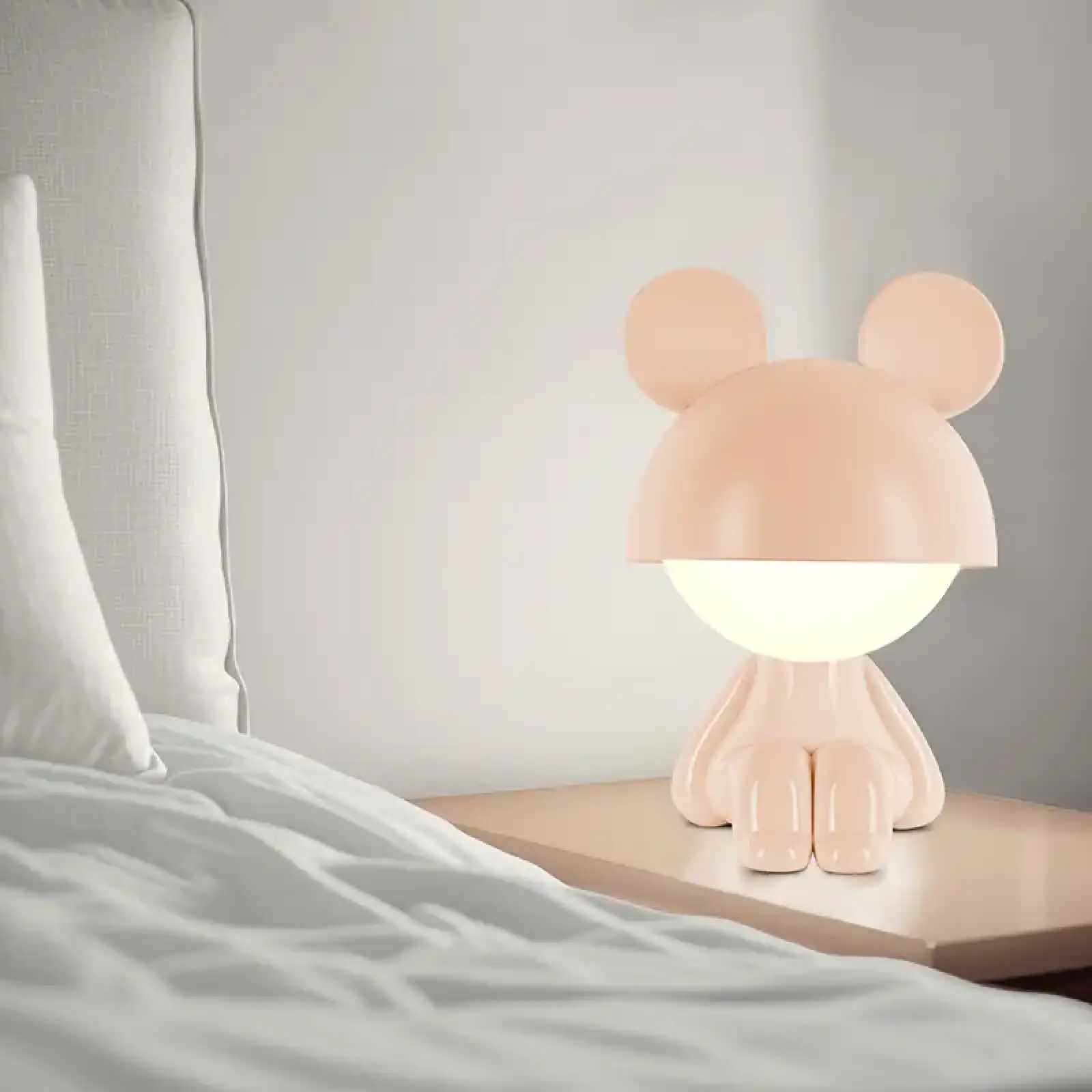 Світильник-нічник LED з акумулятором Cute Mouse,персиковий KITE K25-316-2-4