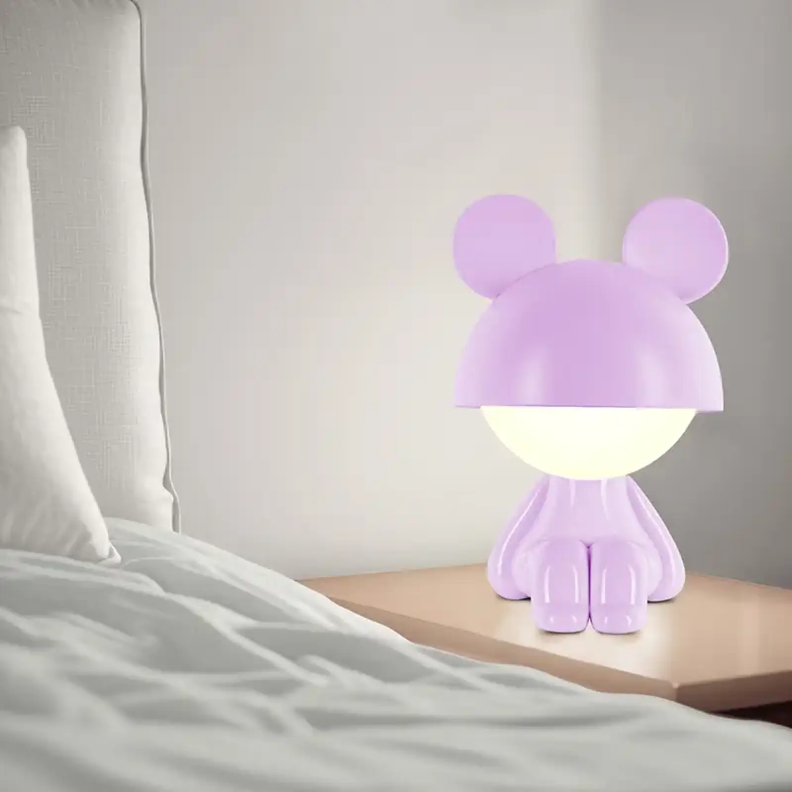 Світильник-нічник LED з акумулятором Cute Mouse,фіолетовий KITE K25-316-2-5