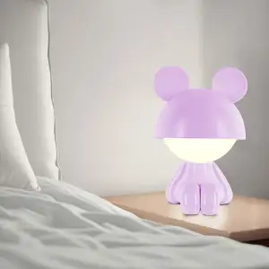 Світильник-нічник LED з акумулятором Cute Mouse,фіолетовий KITE K25-316-2-5