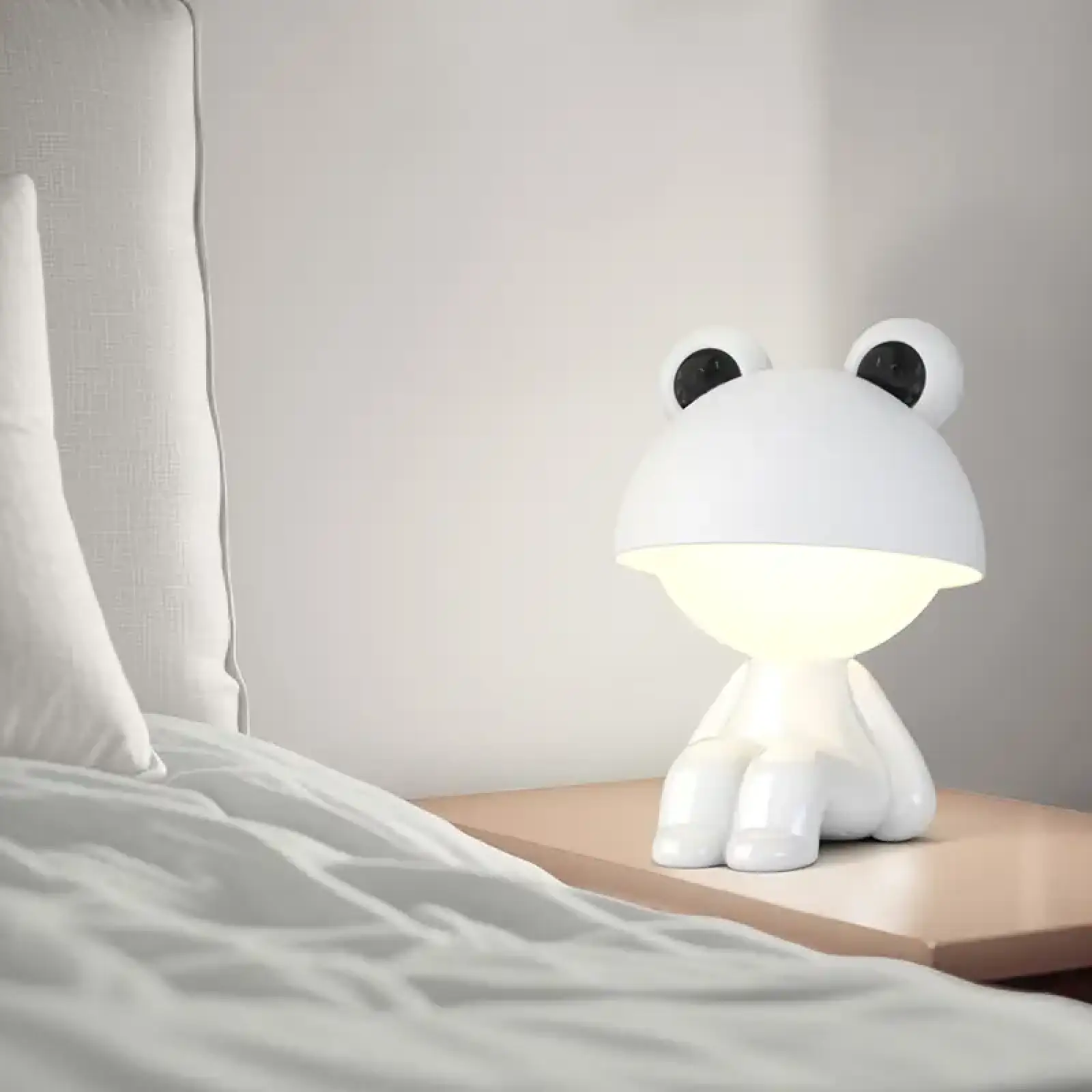 Світильник-нічник LED з акумулятором Cute Froggy, білий KITE K25-316-3-1