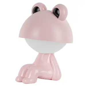 Світильник-нічник LED з акумулятором Cute Froggy, рожевий KITE K25-316-3-2