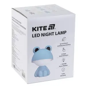 Світильник-нічник LED з акумулятором Cute Froggy, рожевий KITE K25-316-3-2