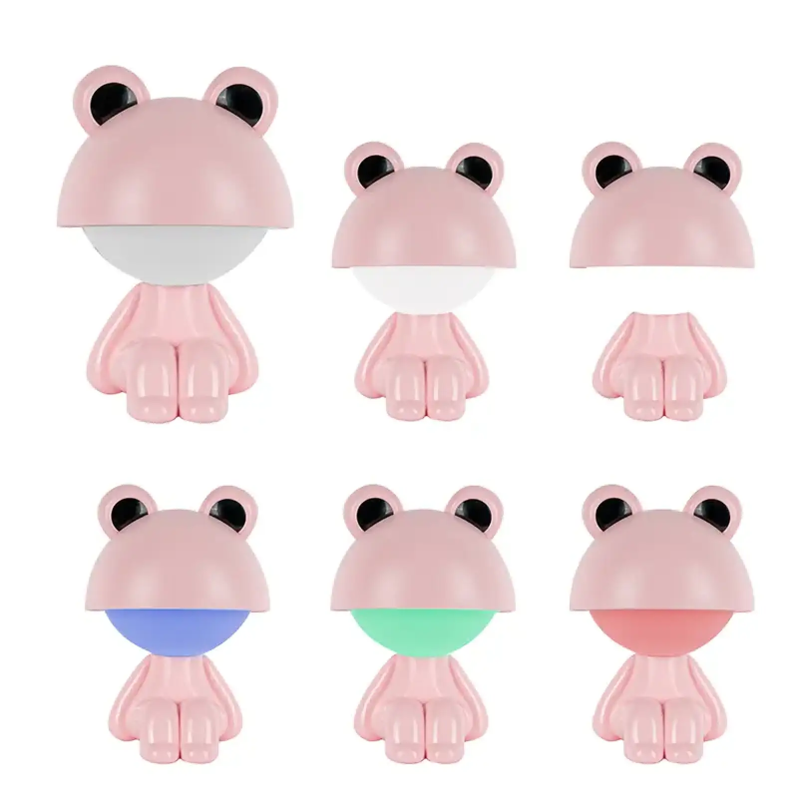 Світильник-нічник LED з акумулятором Cute Froggy, рожевий KITE K25-316-3-2