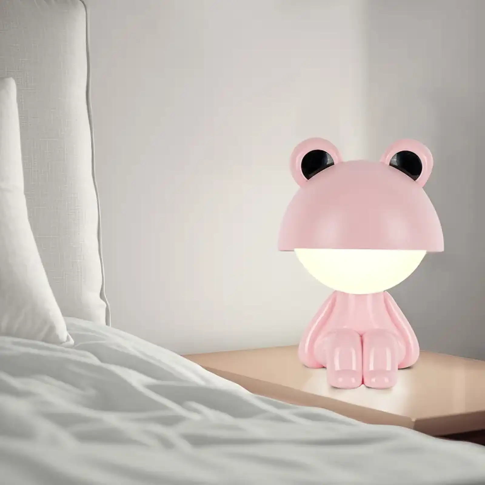 Світильник-нічник LED з акумулятором Cute Froggy, рожевий KITE K25-316-3-2