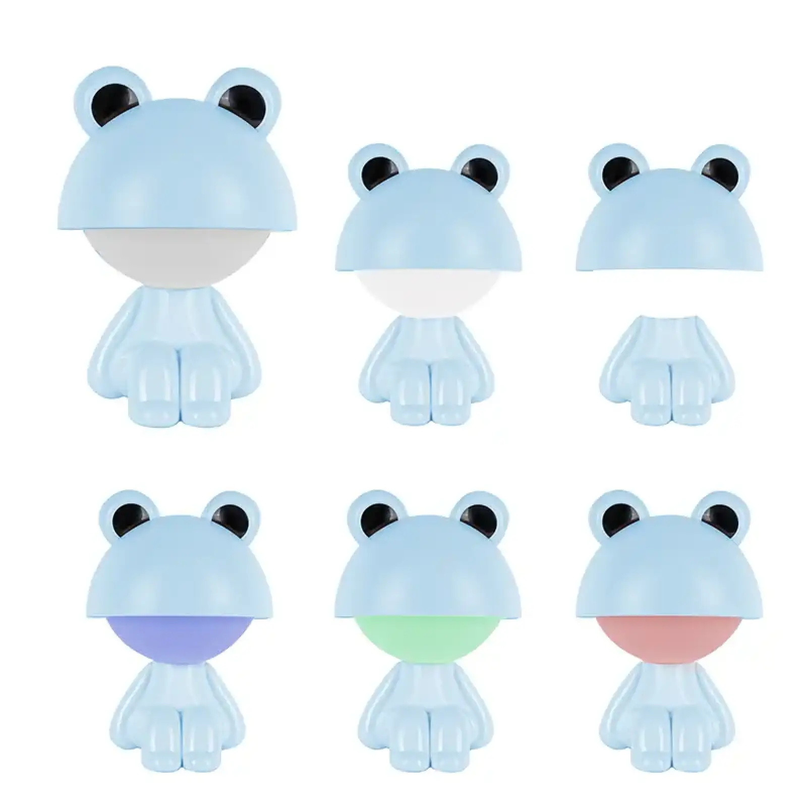 Світильник-нічник LED з акумулят. Cute Froggy, блакитний KITE K25-316-3-3