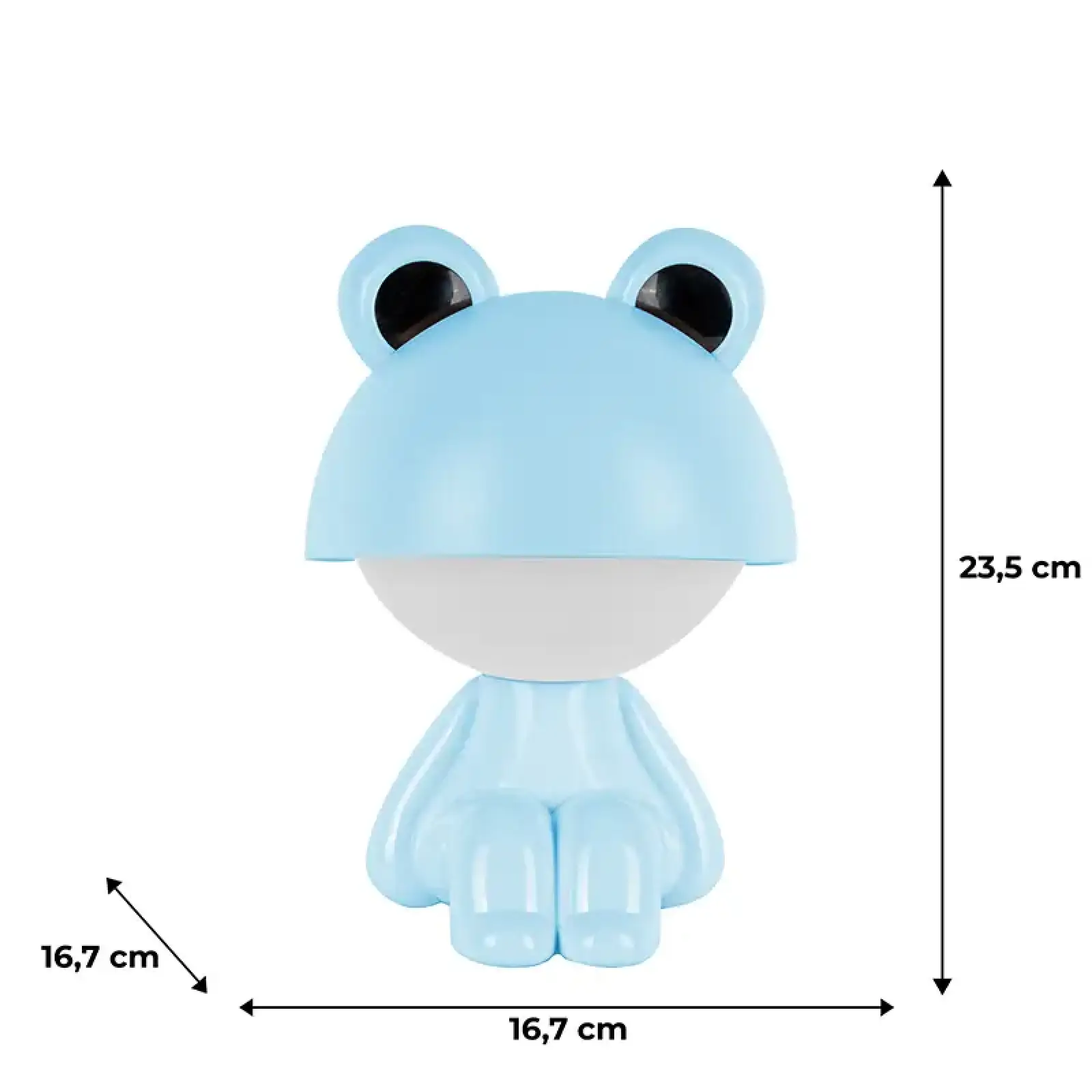 Світильник-нічник LED з акумулят. Cute Froggy, блакитний KITE K25-316-3-3