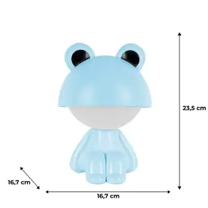 Світильник-нічник LED з акумулят. Cute Froggy, блакитний KITE K25-316-3-3