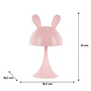 Світильник-нічник LED з акумулятором Simple Bunny, рожевий KITE K25-317-1-2