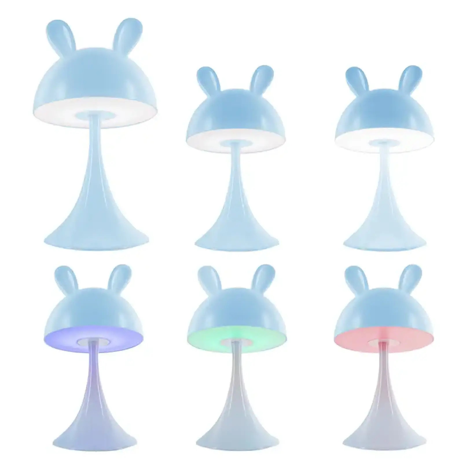 Світильник-нічник LED з акумулятором Simple Bunny, блакитний KITE K25-317-1-3