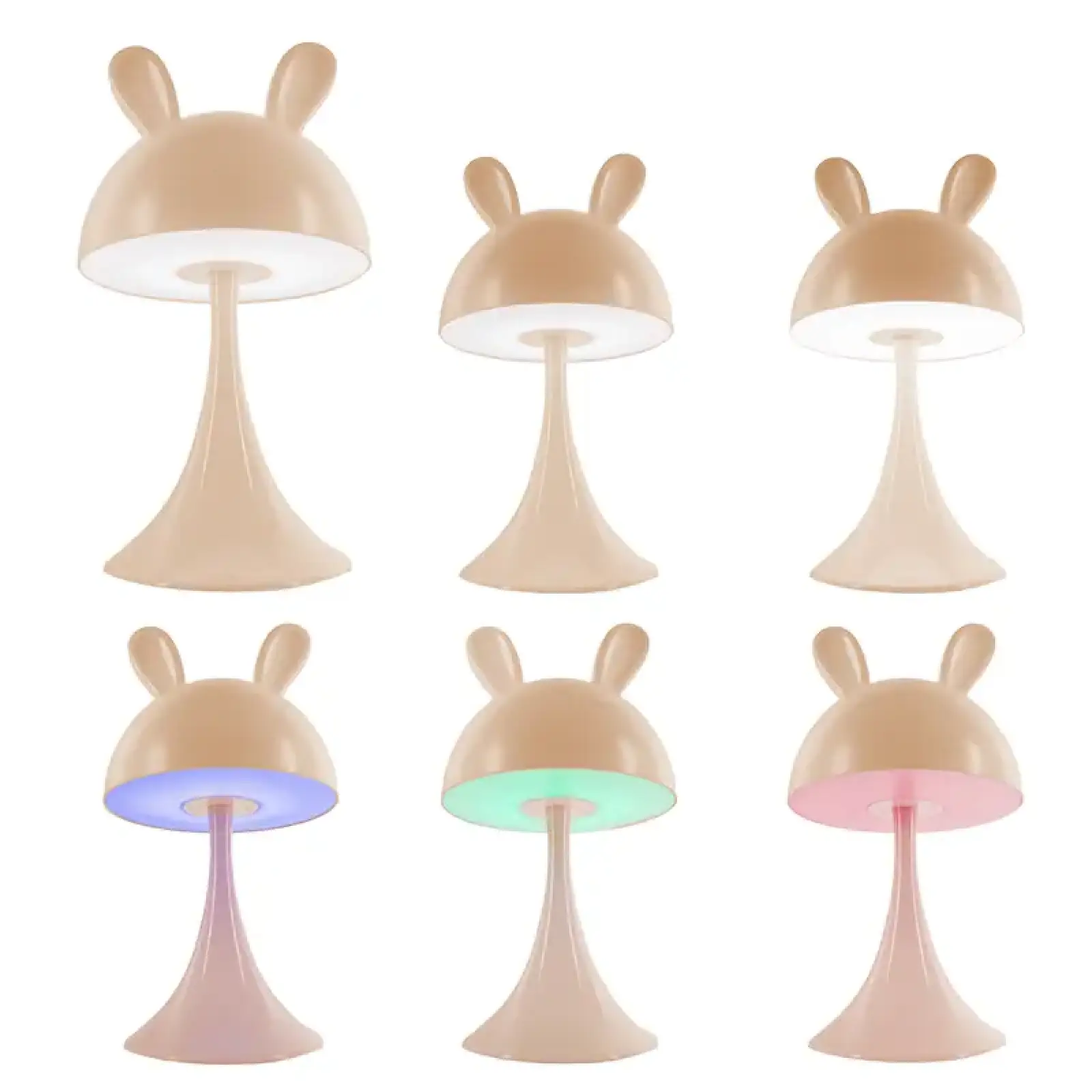 Світильник-нічник LED з акумулятором Simple Bunny,персиковий KITE K25-317-1-4