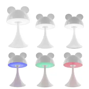 Світильник-нічник LED з акумулятором Simple Mouse, білий KITE K25-317-2-1