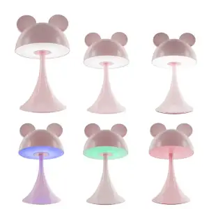 Світильник-нічник LED з акумулятором Simple Mouse, рожевий KITE K25-317-2-2
