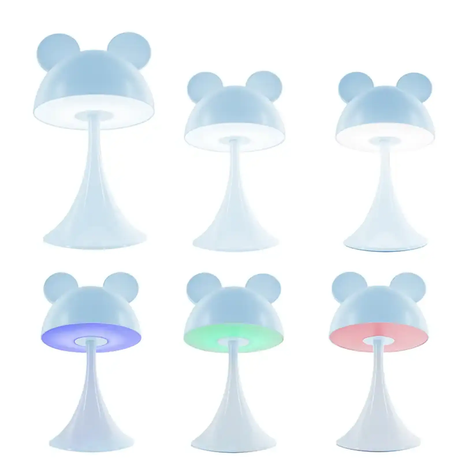 Світильник-нічник LED з акумулятором Simple Mouse, блакитний KITE K25-317-2-3