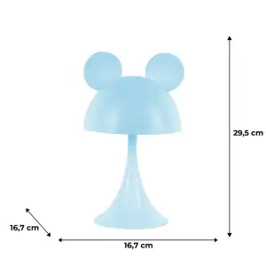 Світильник-нічник LED з акумулятором Simple Mouse, блакитний KITE K25-317-2-3