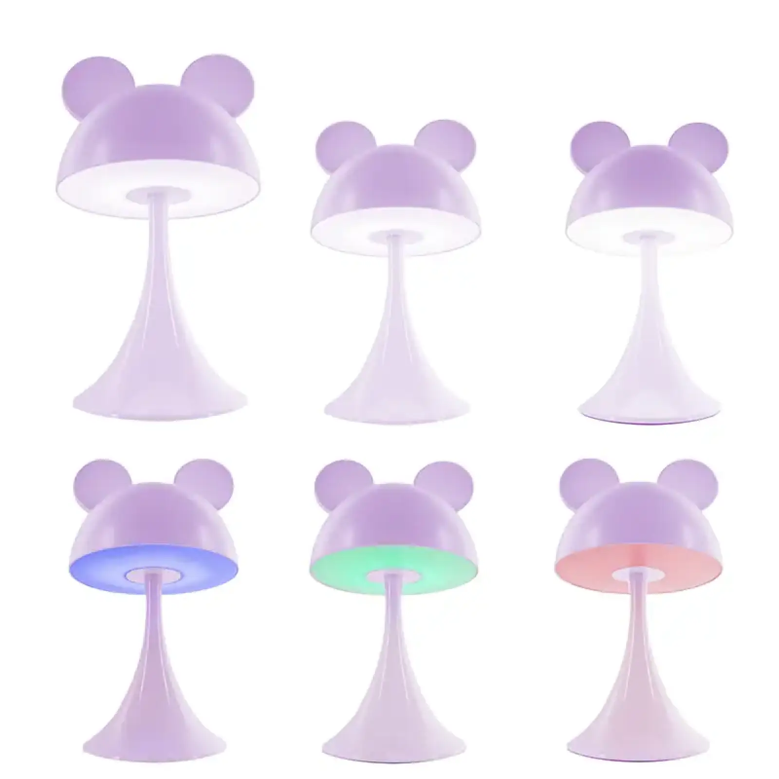 Світильник-нічник LED з акумулятором Simple Mouse,фіолетовий KITE K25-317-2-5