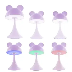 Світильник-нічник LED з акумулятором Simple Mouse,фіолетовий KITE K25-317-2-5