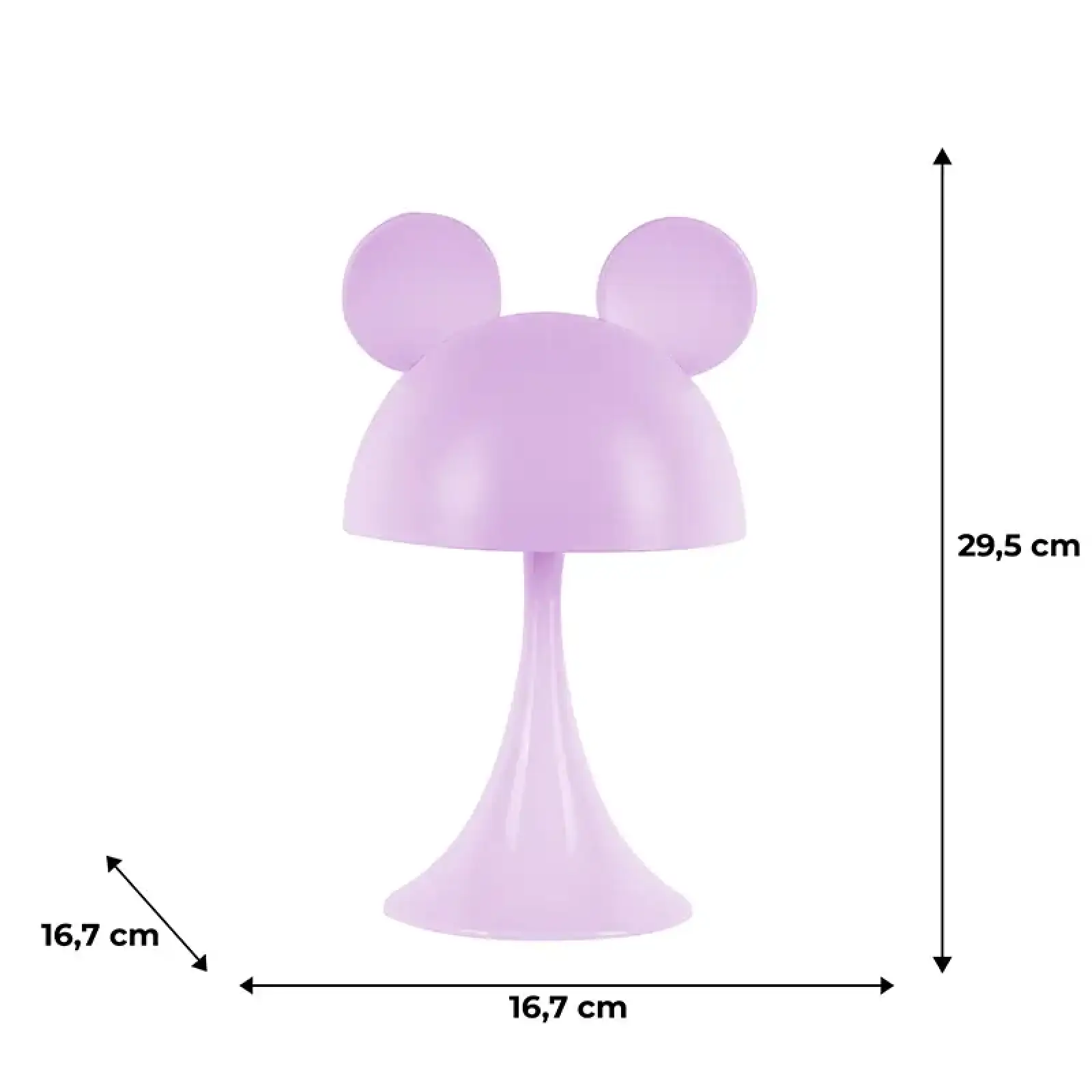Світильник-нічник LED з акумулятором Simple Mouse,фіолетовий KITE K25-317-2-5