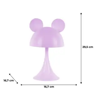 Світильник-нічник LED з акумулятором Simple Mouse,фіолетовий KITE K25-317-2-5