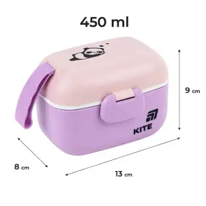 Ланчбокс 450 мл, фіолетовий KITE K25-1185-1