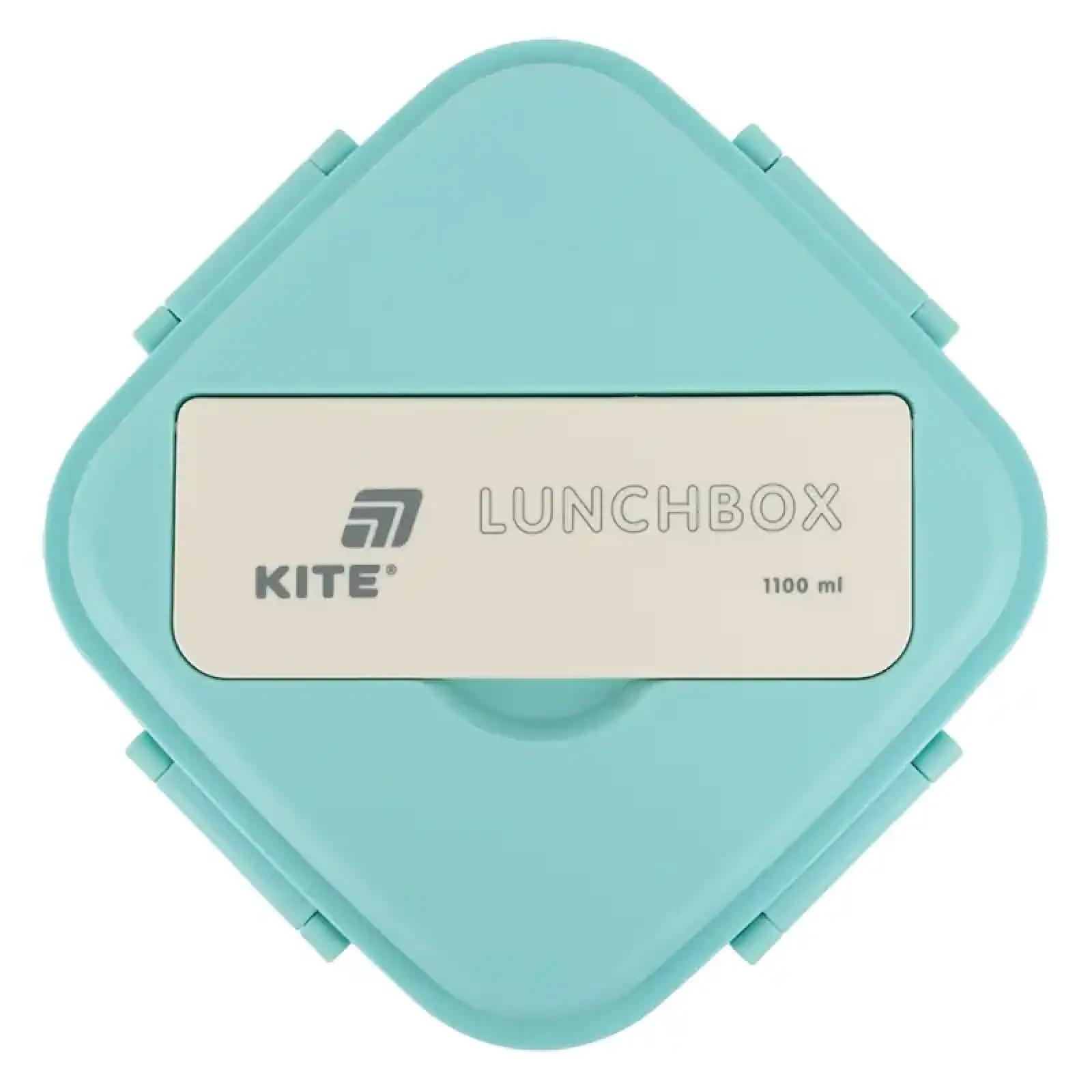 Ланчбокс з розділювачем 1100 мл, м'ятно-бежевий KITE K26-186-2