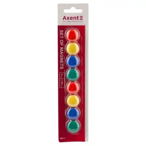 Набір магнітів 20мм, 8 шт. AXENT 9820-A