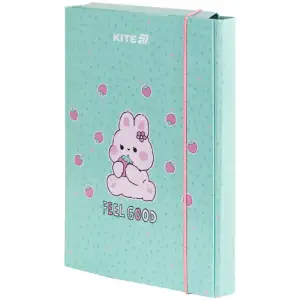 Папка для зошитів В5 на гумці картон, Feel Good KITE K25-210-1
