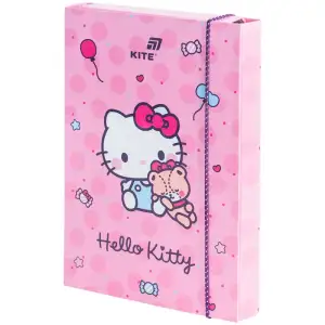 Папка для зошитів В5 на гумці картон, HK-1 KITE HK26-210-1