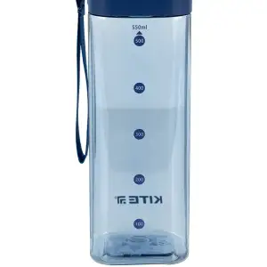 Пляшечка для води квадратна, 550 мл, блакитна KITE K24-1209-1