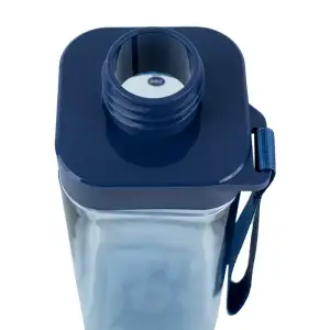 Пляшечка для води квадратна, 550 мл, блакитна KITE K24-1209-1