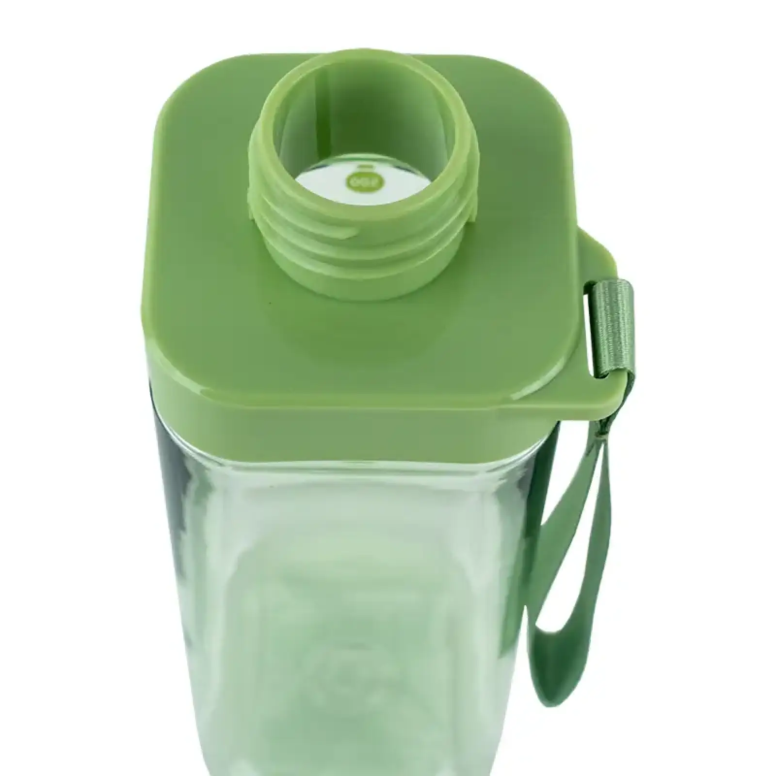 Пляшечка для води квадратна, 550 мл, зелена KITE K24-1209-2
