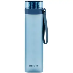 Пляшечка для води квадратна, 700 мл, синя KITE K24-1210-1