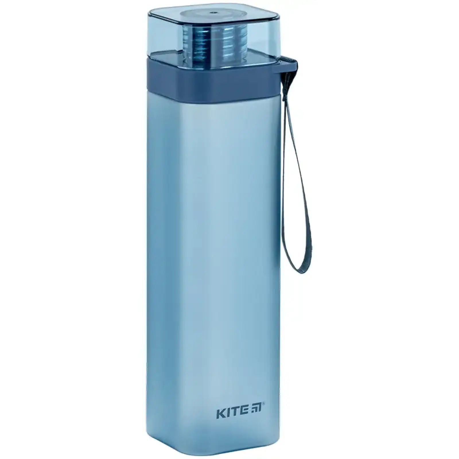 Пляшечка для води квадратна, 700 мл, синя KITE K24-1210-1