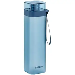 Пляшечка для води квадратна, 700 мл, синя KITE K24-1210-1