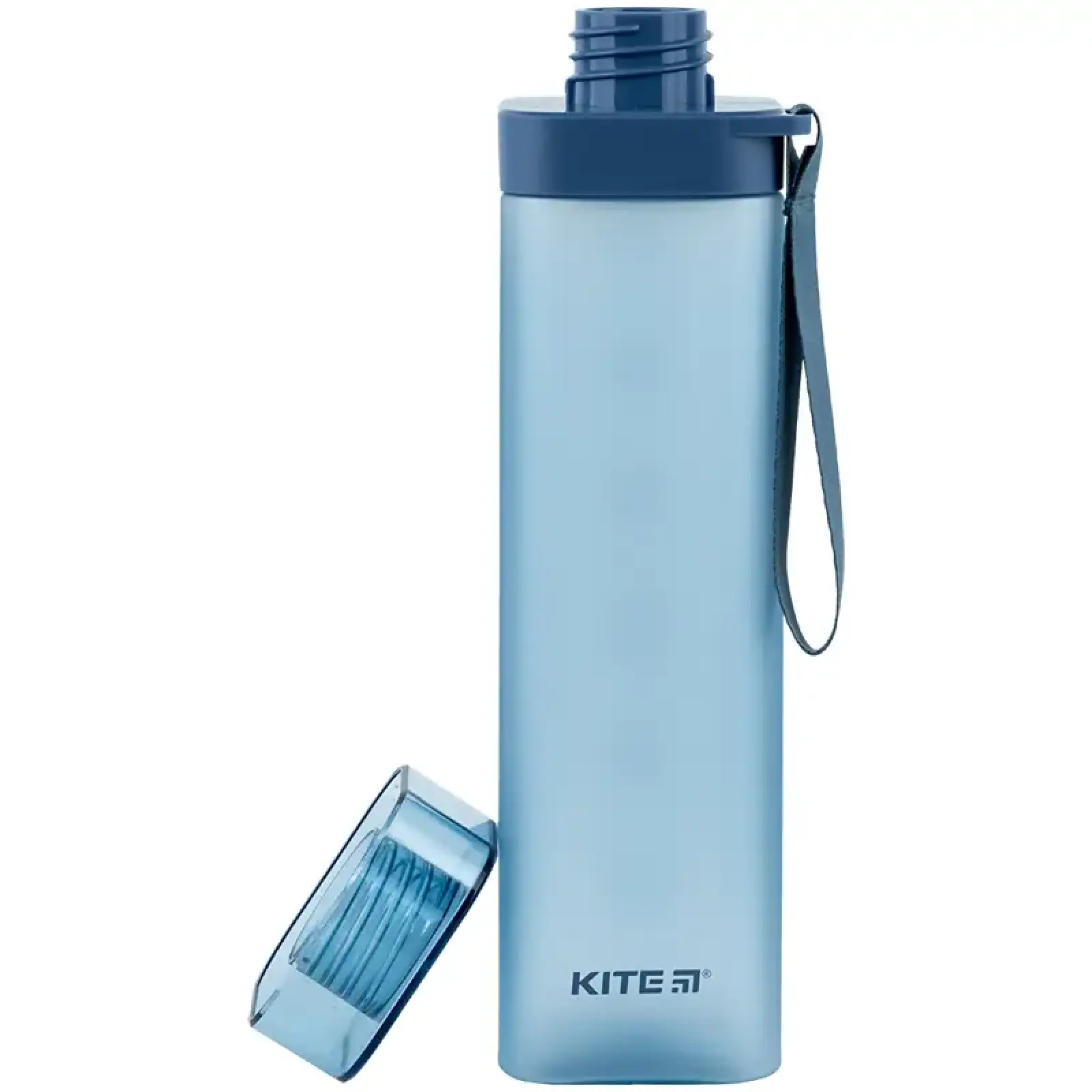 Пляшечка для води квадратна, 700 мл, синя KITE K24-1210-1
