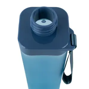 Пляшечка для води квадратна, 700 мл, синя KITE K24-1210-1
