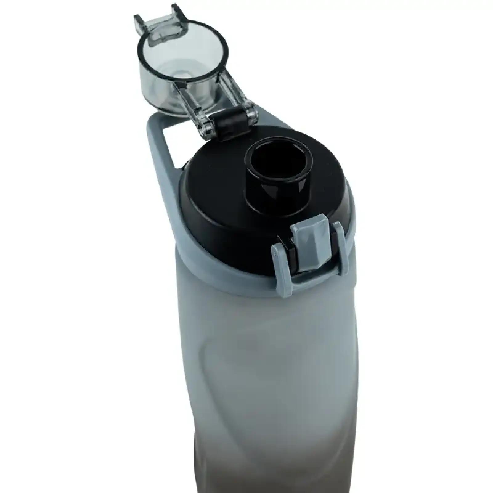 Пляшечка для води 760 мл, сіро-чорна KITE K24-1200-1