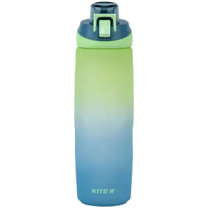 Пляшечка для води 760 мл, синьо-салатова KITE K24-1200-3