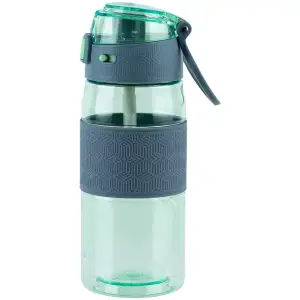 Пляшечка для води 600 мл, зелено-сіра KITE K24-1201-2