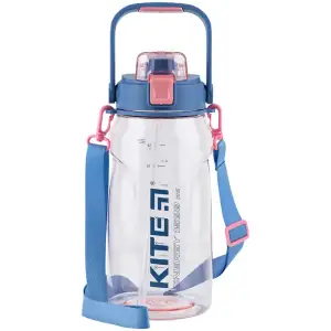 Пляшечка для води 1500 мл, рожева KITE K24-1202-2