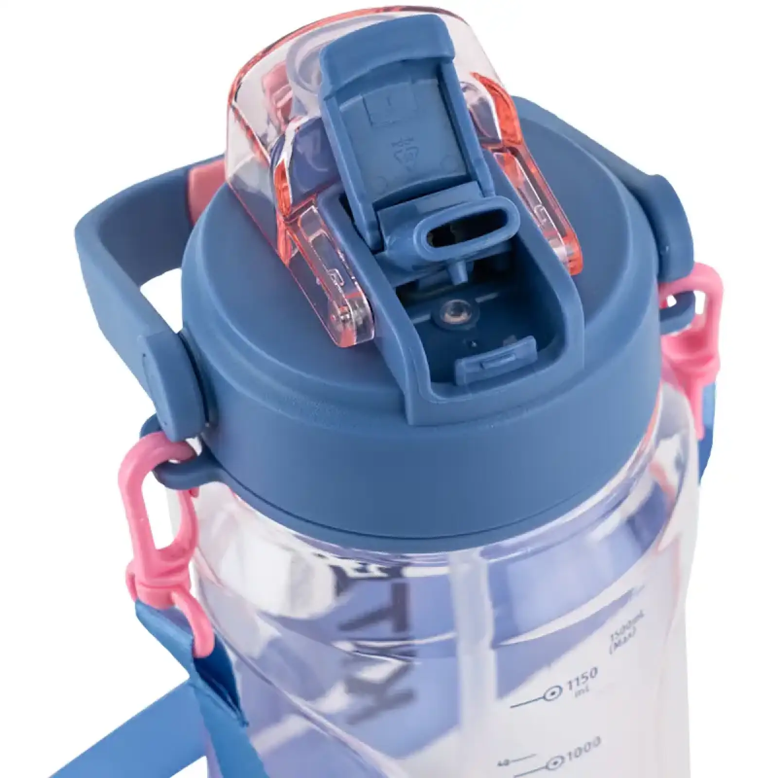 Пляшечка для води 1500 мл, рожева KITE K24-1202-2
