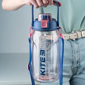 Пляшечка для води 1500 мл, рожева KITE K24-1202-2