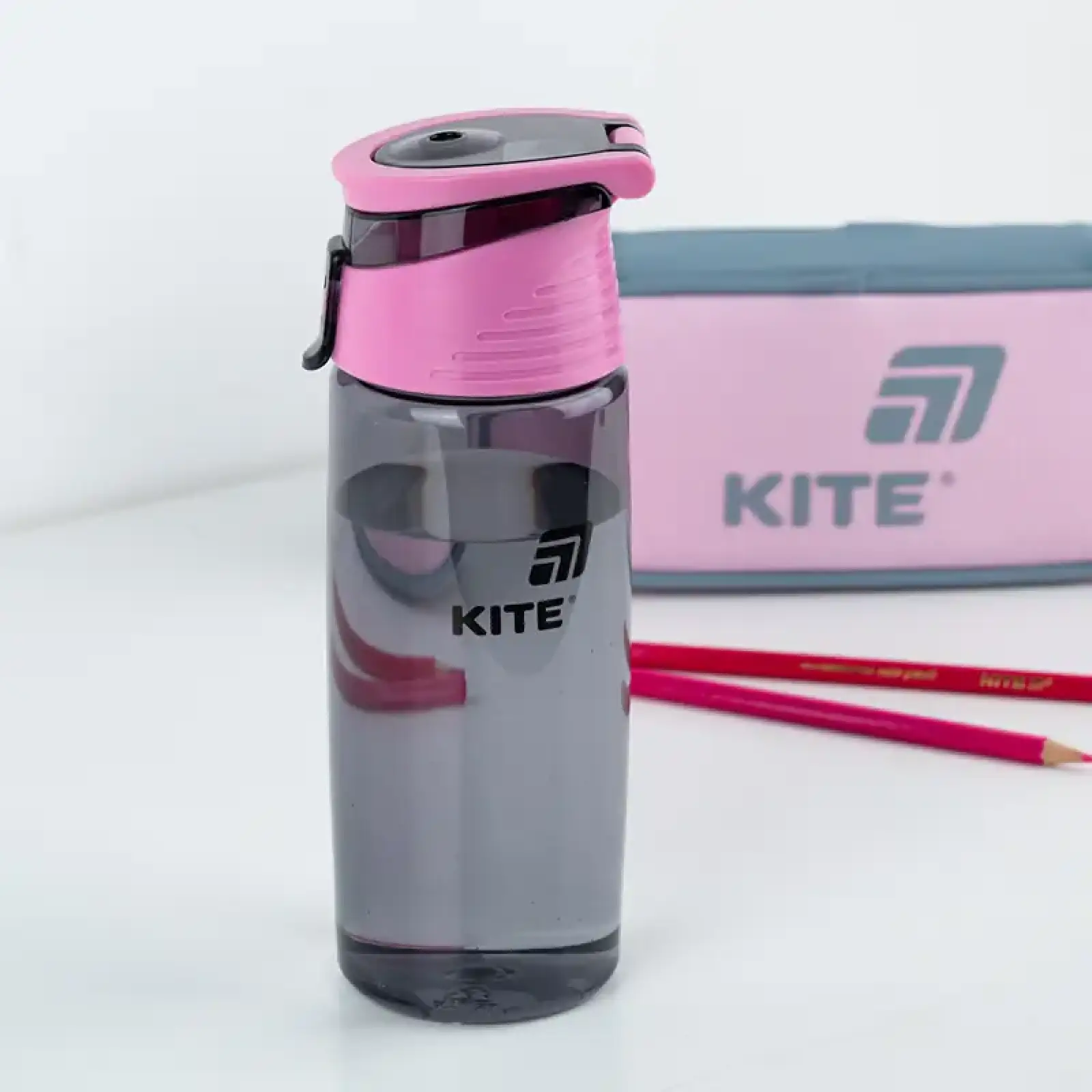Пляшечка для води, 550 мл, сіра KITE K25-401-1