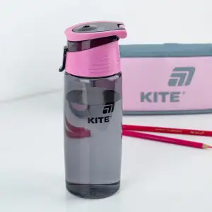 Пляшечка для води, 550 мл, сіра KITE K25-401-1