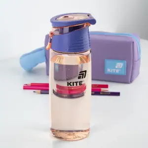 Пляшечка для води, 550 мл, рожева KITE K25-401-4