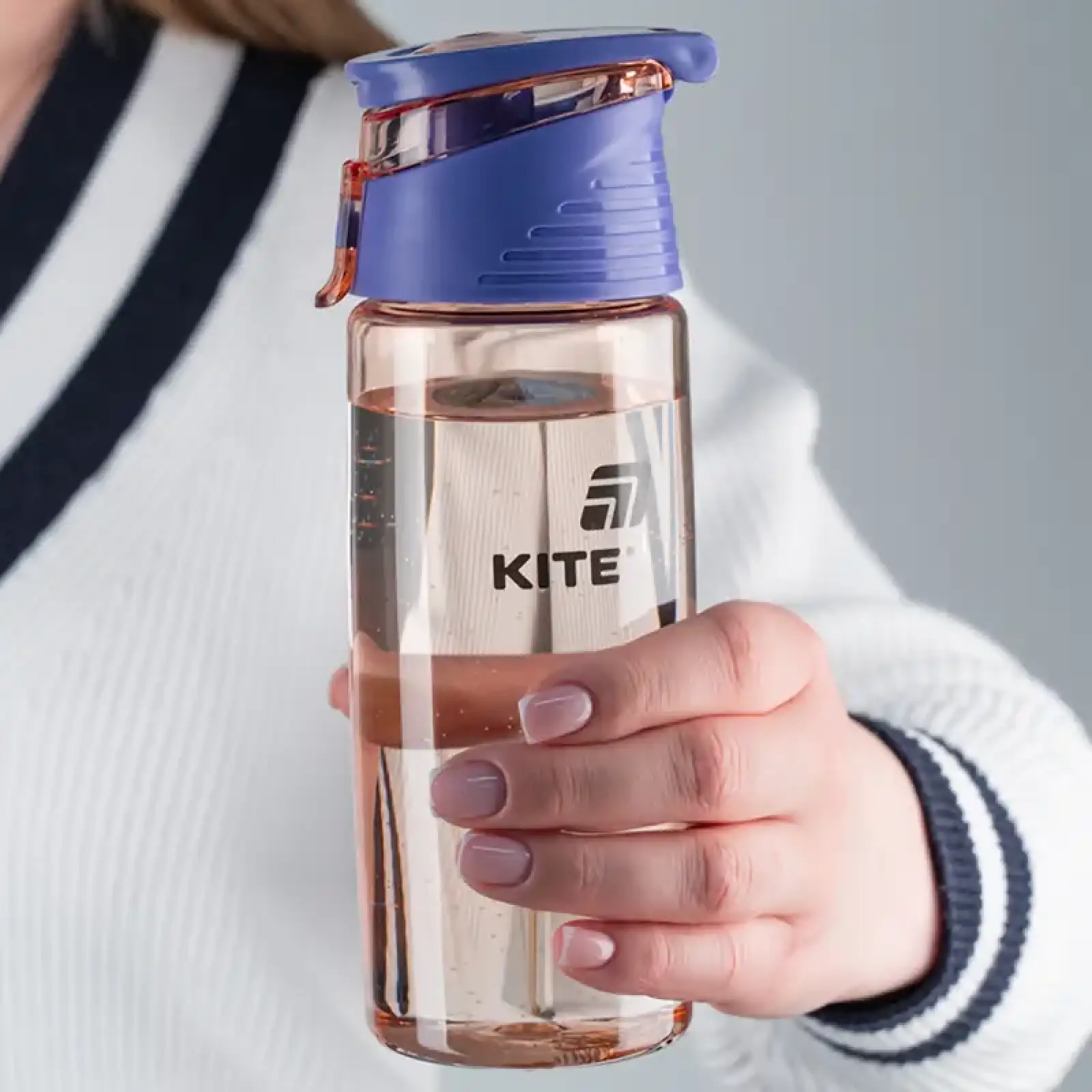 Пляшечка для води, 550 мл, рожева KITE K25-401-4